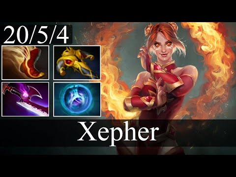T1.Xepher - Lina | Midlane Gameplay Dota 2 Patch 7.31b