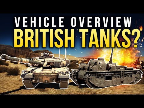 Vehicle overview: BRITISH TANKS / War Thunder