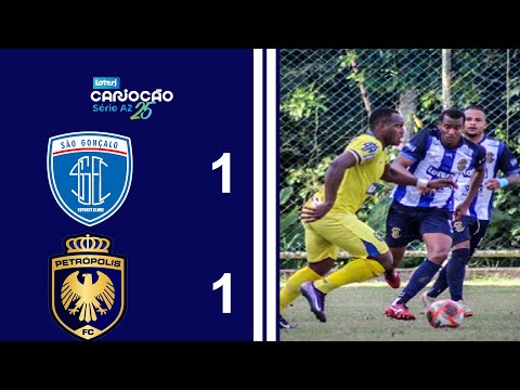 CARIOCÃO LOTERJ SÉRIE A2 (2025) - TAÇA SANTOS DUMONT - 10ª RODADA - SÃO GONÇALO 1X1 PETRÓPOLIS