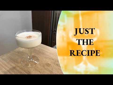 How to Make a Rum Alexander - Just the Recipe - Rum Cocktail - Cocktails at Home