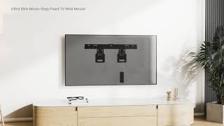 Ultra Slim Micro-Gap Fixed Tv Wall Mount | LED-1946 | LUMI