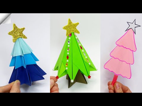 DIY christmas tree Christmas paper crafts 2024 Christmas tree easy