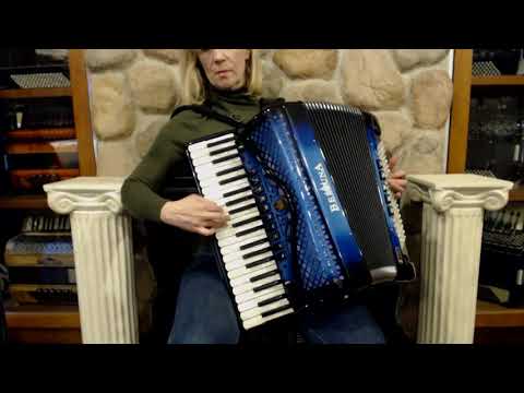 2875 - Blue Shadow Beltuna Euro IV Piano Accordion LMMM 41 120 $3999