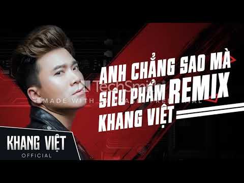 Karaoke Anh Chẳng Sao Mà Remix| Khang Việt | Tone Nam Beat