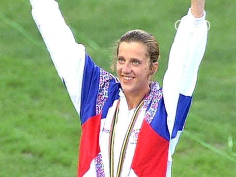 Sally Gunnell wins 400m Hurdles Gold - Barcelona 1992 Olympics