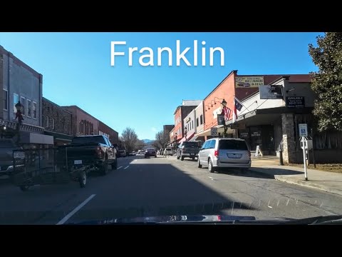 Franklin, NC, USA | Driving Tour Downtown | Slow TV