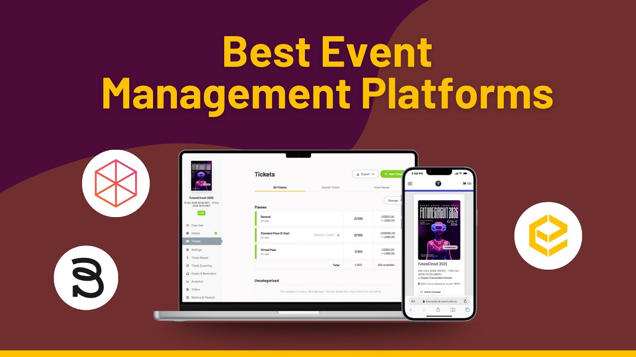Top 3 Best Event Management Platforms For 2026