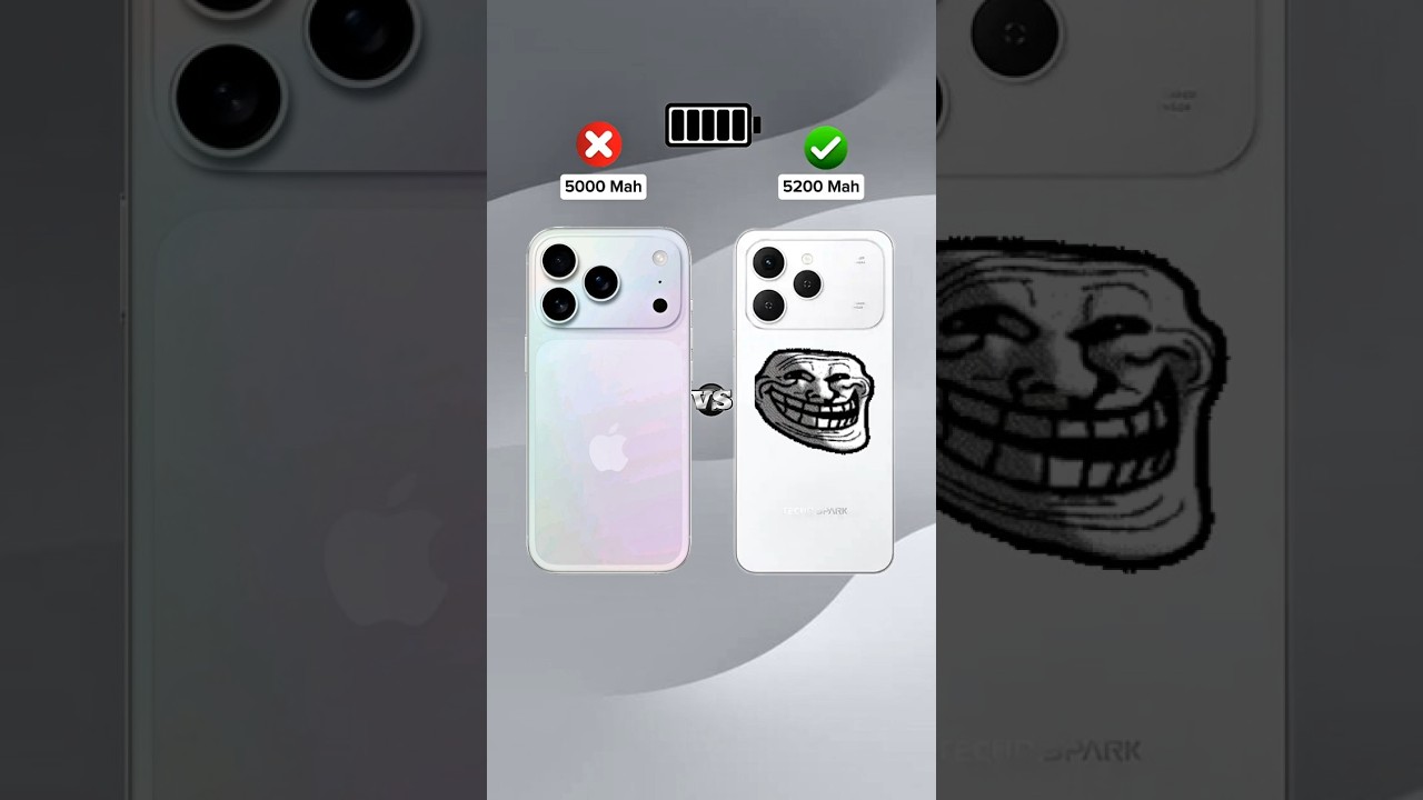 iPhone 17 Pro Max vs Tecno Spark 40