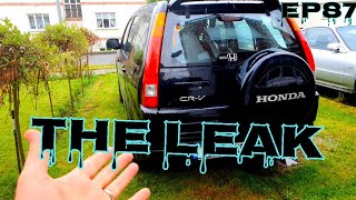 Chasing a water leak honda cr v, honda crv water leak trunk, honda crv leaking water inside boot.