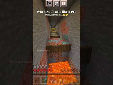Shocking MCPE Noob Pro Moment 😮 | Minecraft Viral