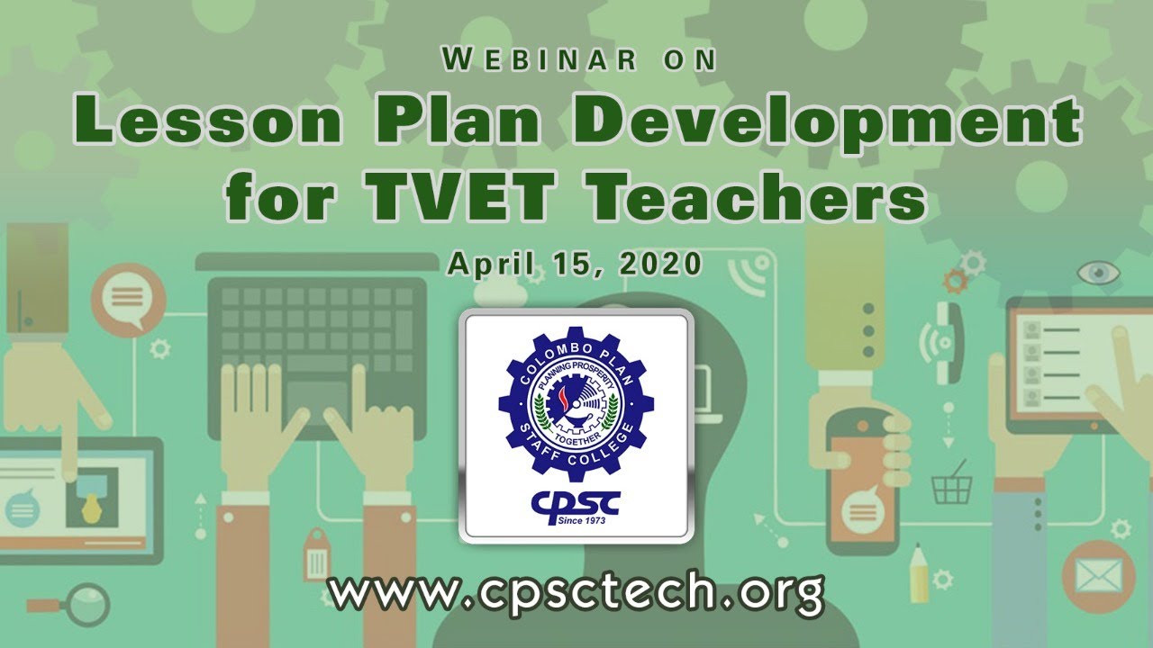 Webinar on Lesson Plan Development for TVET Teachers