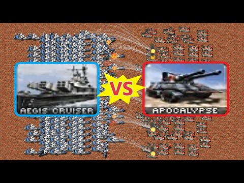 Aegis vs Apocalypse - Same Cost - Red Alert 2