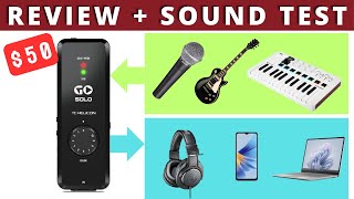 Video thumbnail for TC Helicon GO Solo Mini USB Audio Interface for Mobile Devices - Review & Sound Test by iNNovational