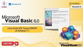 #install Ms. Visual Basic 6.0 (VB 6) di #windows11 , WORK IT!!