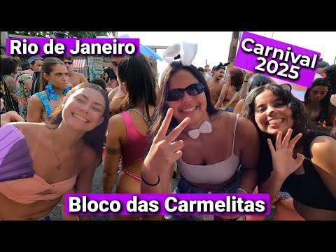 🎭 Experience Rio de Janeiro’s Legendary Street Carnival – Bloco das Carmelitas 2025! 🎶