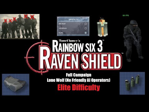 Rainbow Six 3: Raven Shield - Full Campaign Lone Wolf (Elite Difficulty)