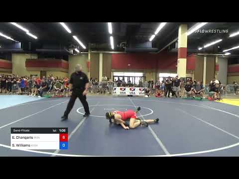 85 Lbs Semifinal - Elle Changaris, Iron Horse Wrestling Club Vs Sasha Williams, Husky Wrestling Cl