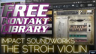 Video thumbnail for FREE KONTAKT LIBRARY | THE STROH VIOLIN by BenoniStudio