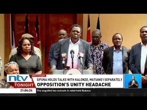 Sifuna meets Kalonzo, Matiang'i as opposition seeks 2027 presidential candidate formula