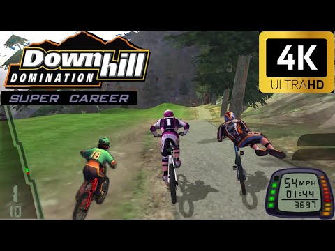 DownHill Domination Super Career (24 RACES) Hardcore - Full Walkthought 4K@60FPS