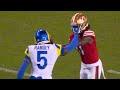 Jalen Ramsey Vs Brandon Aiyuk Fight Full Sequence Rams Vs 49ers