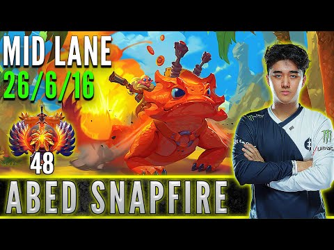EG.Abed  [ Snapfire ]  Mid Lane Pro Gameplay  [ Patch 7.32b ]  Dota 2 Full Game