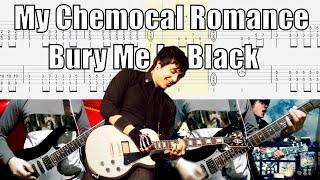 My Chemical Romance Bury Me In Black  GUITAR COVER with TAB