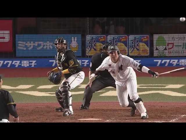 【2回裏】エンドラン成功!! マリーンズ・吉田の同点タイムリーヒット!! 2019/6/5 M-T