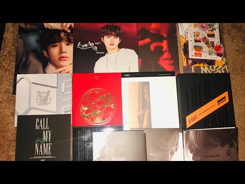 november 2019 kpop haul! / BTS, SuperM, NCT 127, wayv, ateez, got7, taeyeon and hyuna ✨