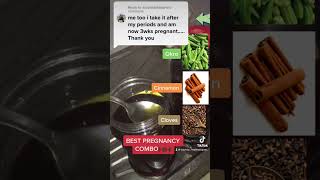 BEST PREGNANCY COMBO #shots #pregnancy #cinnamon #cloves #fertility