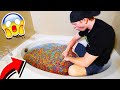 PUTTING 1 MILLION ORBEEZ IN A WUBBLE BUBBLE BALL!