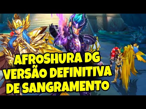 Afrodite Divino e Shura Sapuri CR Juntos na Nova Build de Sangramento no DG - Saint Seiya Awakening