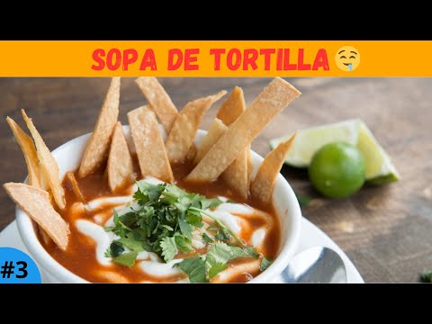 Como hacer una SOPA DE TORTILLA paso A paso #sopa #tortilla #recetas