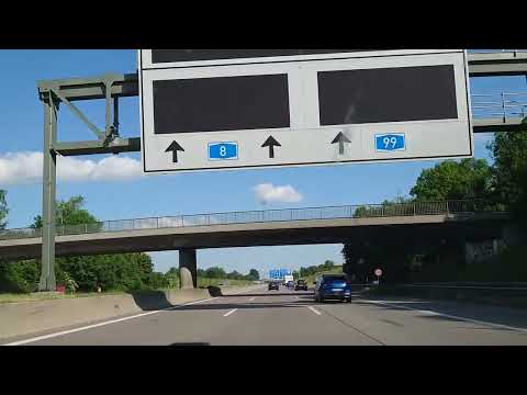 Autobahn A8, A99, München, #a8 #reisen #autobahn #deutschland #fahren #germanautobahn #highway