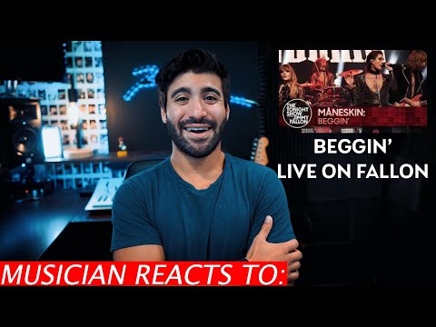 FIRST TIME Hearing Måneskin LIVE - Beggin' on Fallon