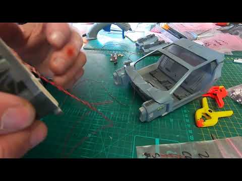 3.of 11. Brickstuff Lighting Kit for Blade Runner 2049 Concept Spinner  - Main Lights and Spot Light