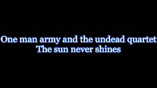 One man army and the undead quartet