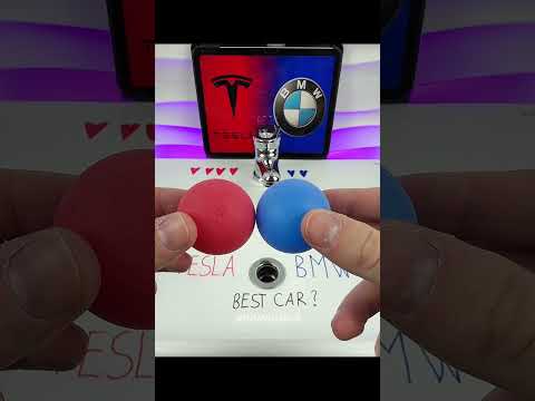 Tesla vs BMW 🤩! - Will Tesla beat the BMW? 🤔 #automobile #car #tesla #bmw