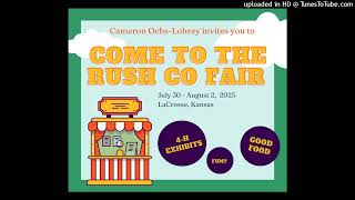 Cameron invites you to the Rush County Fair