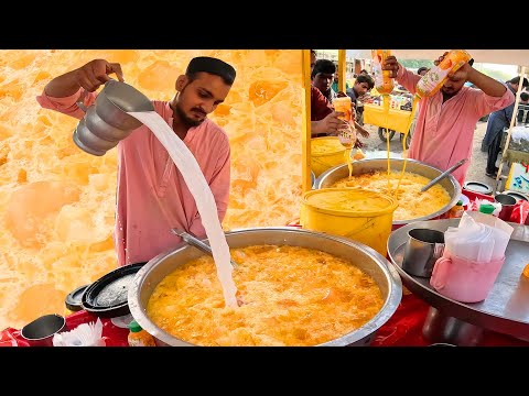 Refreshing SLICE MILK SHAKE 🥭 | Summer Mango Milkshake | Roadside Drink Ice Mango Slice Milkshake