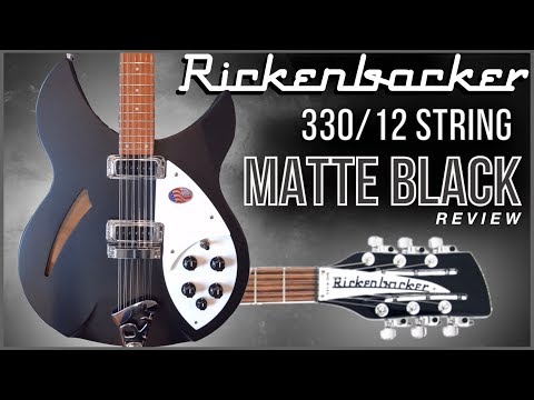 Rickenbacker 330/12 - Matte Black image 10
