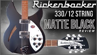Video thumbnail for My DREAM Guitar - Rickenbacker 330/12: MATTE BLACK 4K (Unboxing & Review) by ConeHead productions
