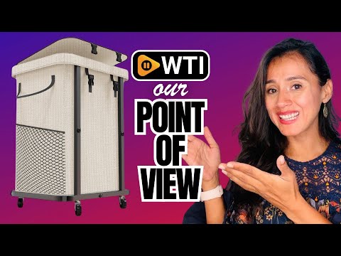 40 Gal(150L) High Grade Large Laundry Basket with Wheels - WTI product video review