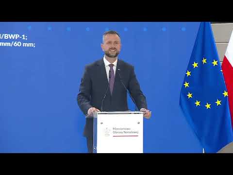 Konferencja prasowa szefa MON - DONACJE dla Ukrainy