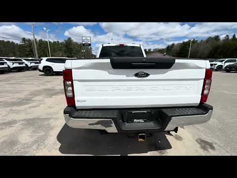 2022 Ford Super Duty F-250 SRW XLT 4WD Crew Cab 8' Box in White for sale at Boyer Chevrolet Buick GMC Bancroft in Bancroft, ON