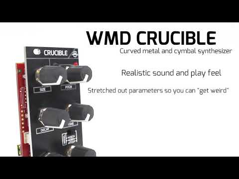 WMD Crucible Curved Plate & Cymbal Synthesiser image 4