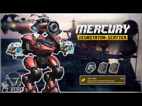 [WR] 🔥 Death From Above MERCURY (w/ Devastator & Scatter) – Gameplay | War Robots