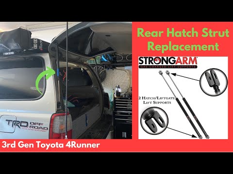 Rear Hatch Liftgate Strut Replacement / Upgrade - 3rd Gen Toyota 4Runner
