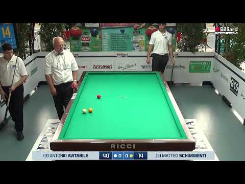 Avitabile Antonio VS Schimmenti Matteo - Progetto "Biliardo & Scuola" Cervia