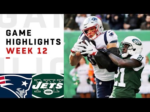 Patriots vs. Jets Week 12 Highlights | NFL 2018